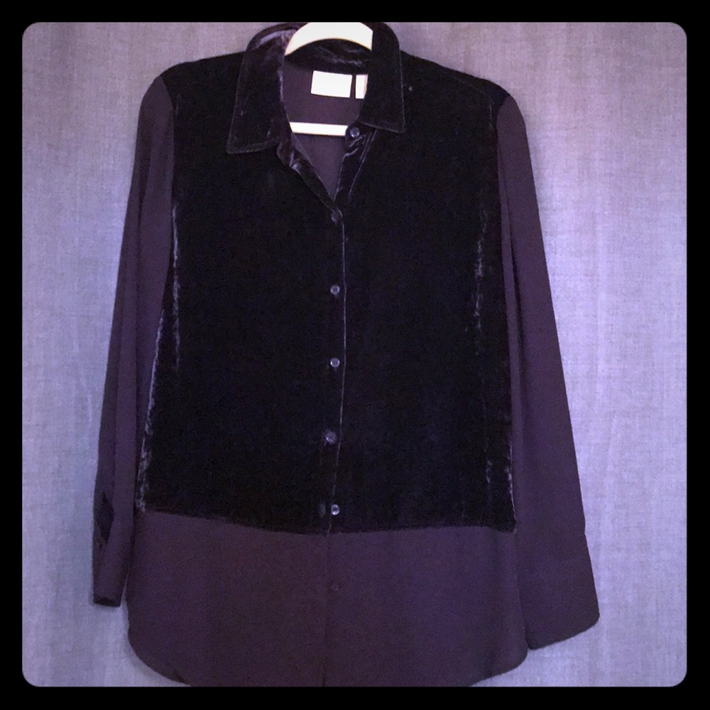 Chico’s velvet top